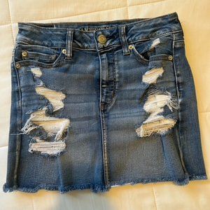 AE Ne(x)t Level Stretch Denim Mini Skirt